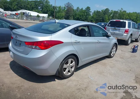 2012 Hyundai Elantra Gls from USA, damaged, VIN 5NPDH4AE9CH136792